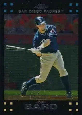 2007 Topps Chrome #12 - Josh Bard - San Diego Padres