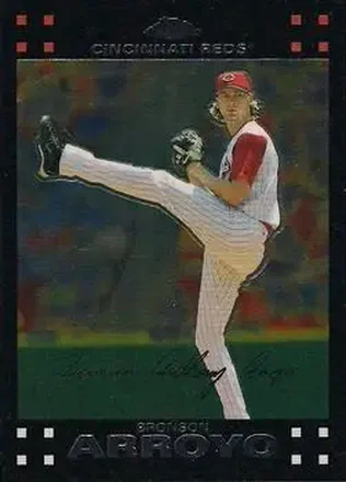 2007 Topps Chrome #15 - Bronson Arroyo - Cincinnati Reds