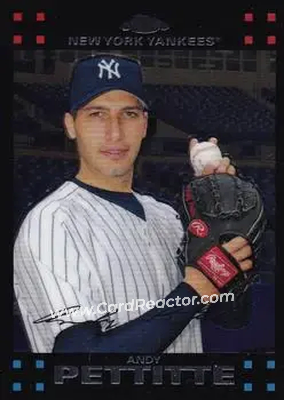 2007 Topps Chrome #16 - Andy Pettitte - New York Yankees - Front