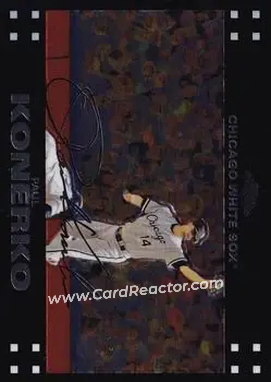 2007 Topps Chrome #18 - Paul Konerko - Chicago White Sox - Front