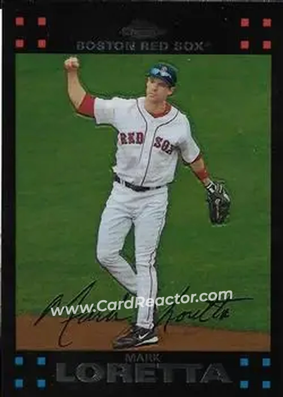 2007 Topps Chrome #29 - Mark Loretta - Boston Red Sox - Front