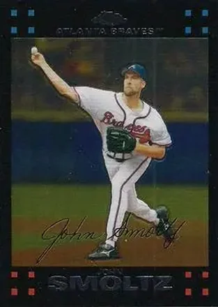 2007 Topps Chrome #30 - John Smoltz - Atlanta Braves