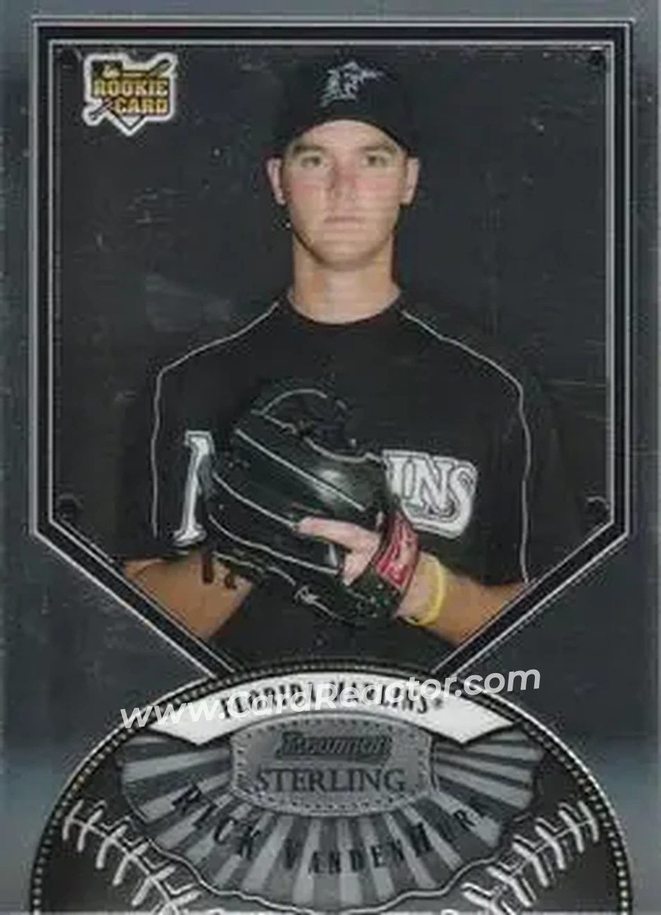 2007 Bowman Sterling #BS-RV - Rick van den Hurk - Florida Marlins - Front
