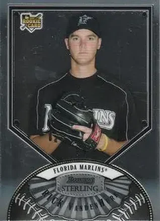 2007 Bowman Sterling #BS-RV - Rick van den Hurk - Florida Marlins