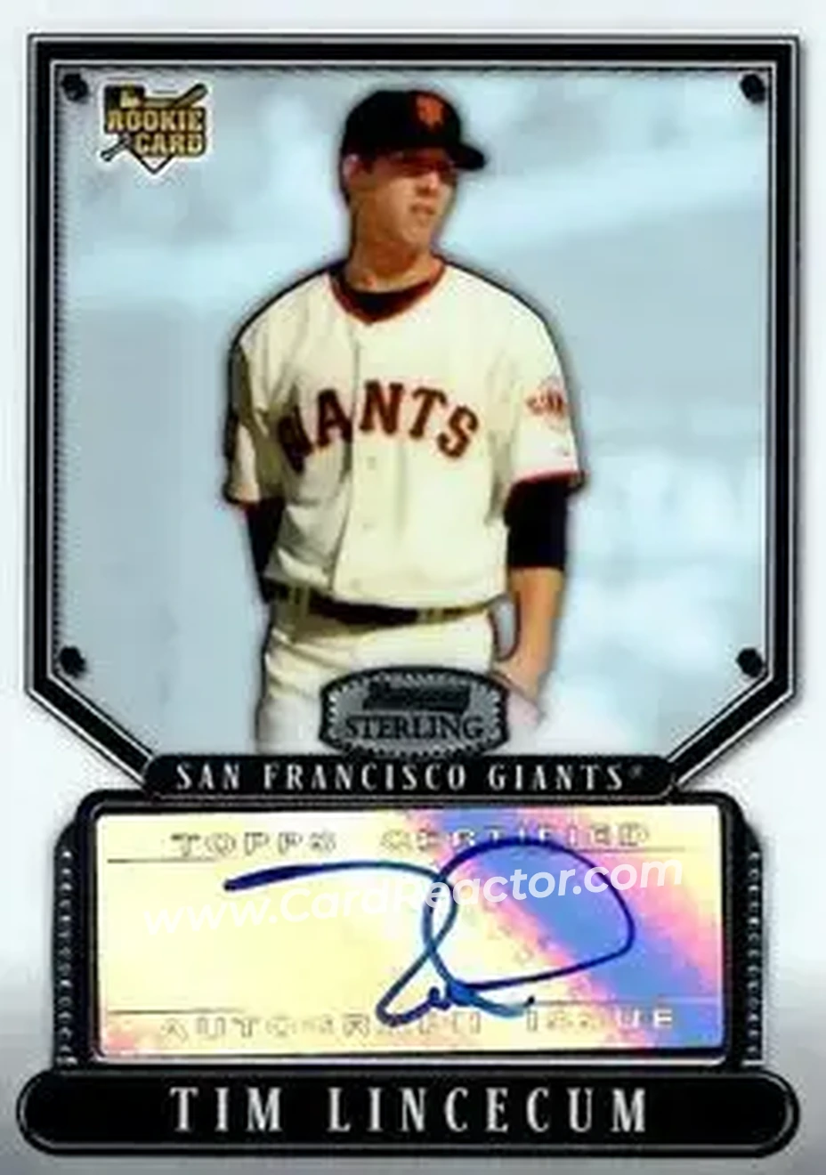2007 Bowman Sterling #BS-TL - Tim Lincecum - San Francisco Giants - Front