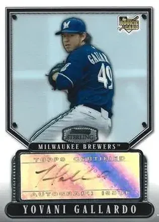 2007 Bowman Sterling #BS-YG - Yovani Gallardo - Milwaukee Brewers
