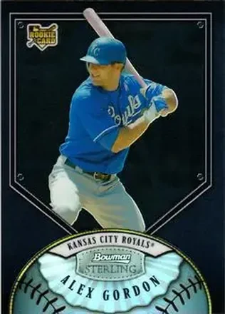 2007 Bowman Sterling - Black Refractors #BS-AG - Alex Gordon - Kansas City Royals