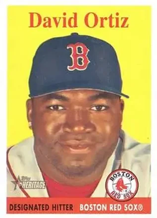 2007 Topps Heritage #1 - David Ortiz - Boston Red Sox