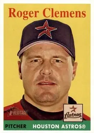 2007 Topps Heritage #2 - Roger Clemens - Houston Astros