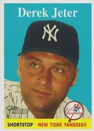 2007 Topps Heritage #5 - Derek Jeter - New York Yankees