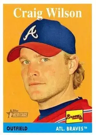 2007 Topps Heritage #9 - Craig Wilson - Atlanta Braves