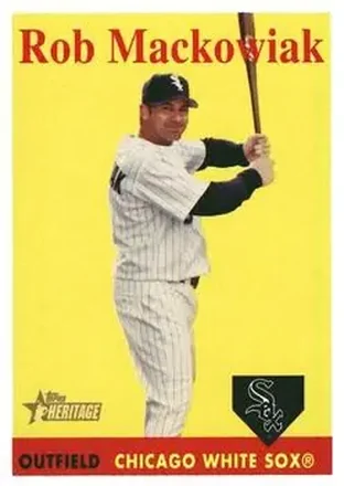 2007 Topps Heritage #11b - Rob Mackowiak - Chicago White Sox