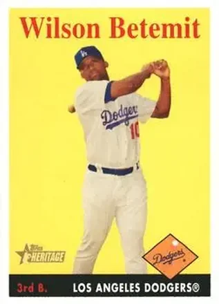 2007 Topps Heritage #16 - Wilson Betemit - Los Angeles Dodgers