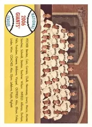 2007 Topps Heritage #19 - San Francisco Giants - San Francisco Giants