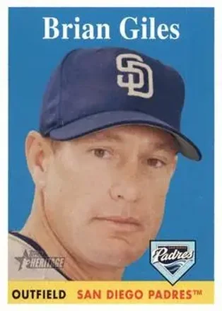 2007 Topps Heritage #28 - Brian Giles - San Diego Padres