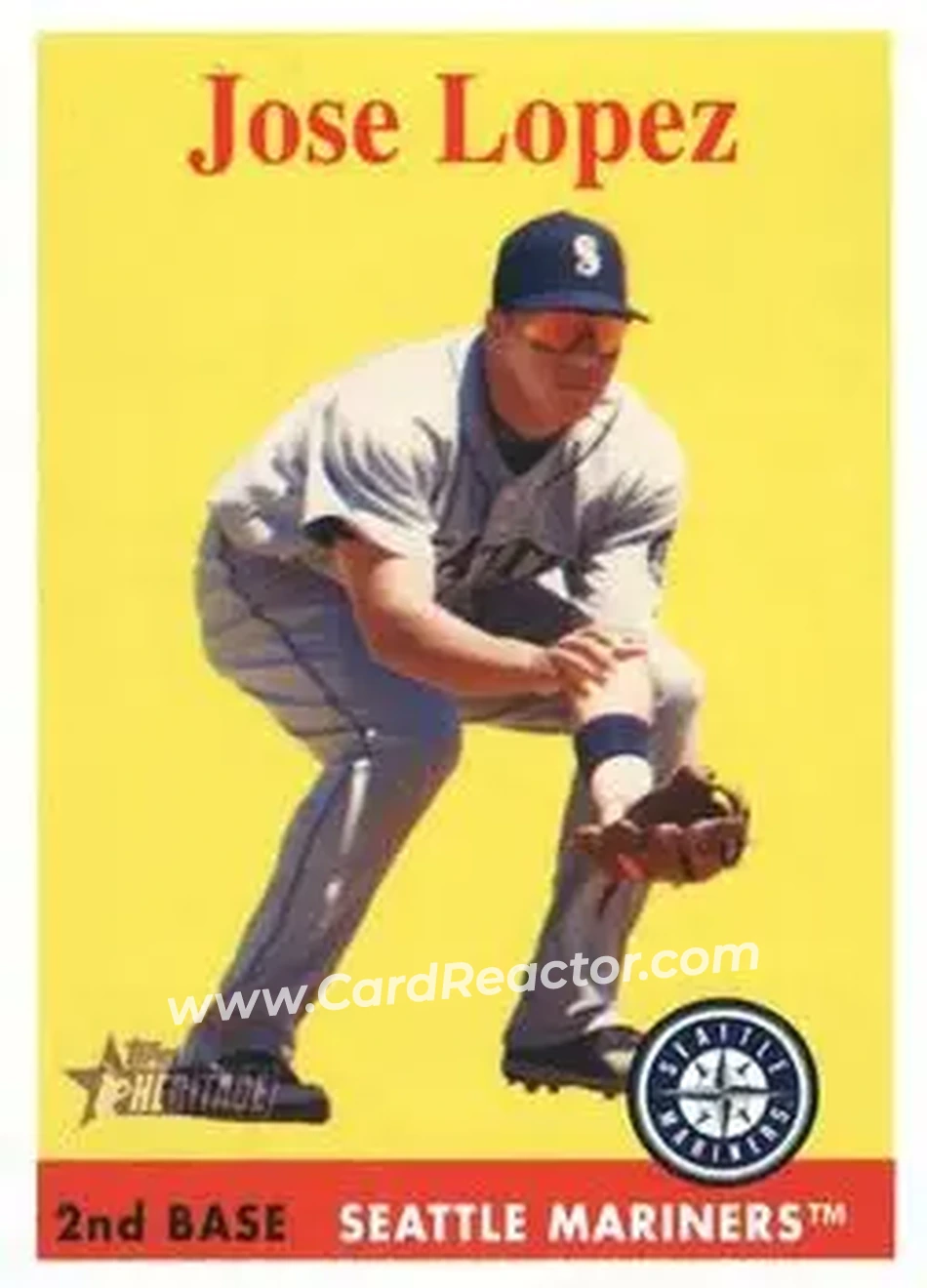 2007 Topps Heritage #29 - Jose Lopez - Seattle Mariners - Front