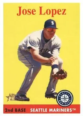 2007 Topps Heritage #29 - Jose Lopez - Seattle Mariners