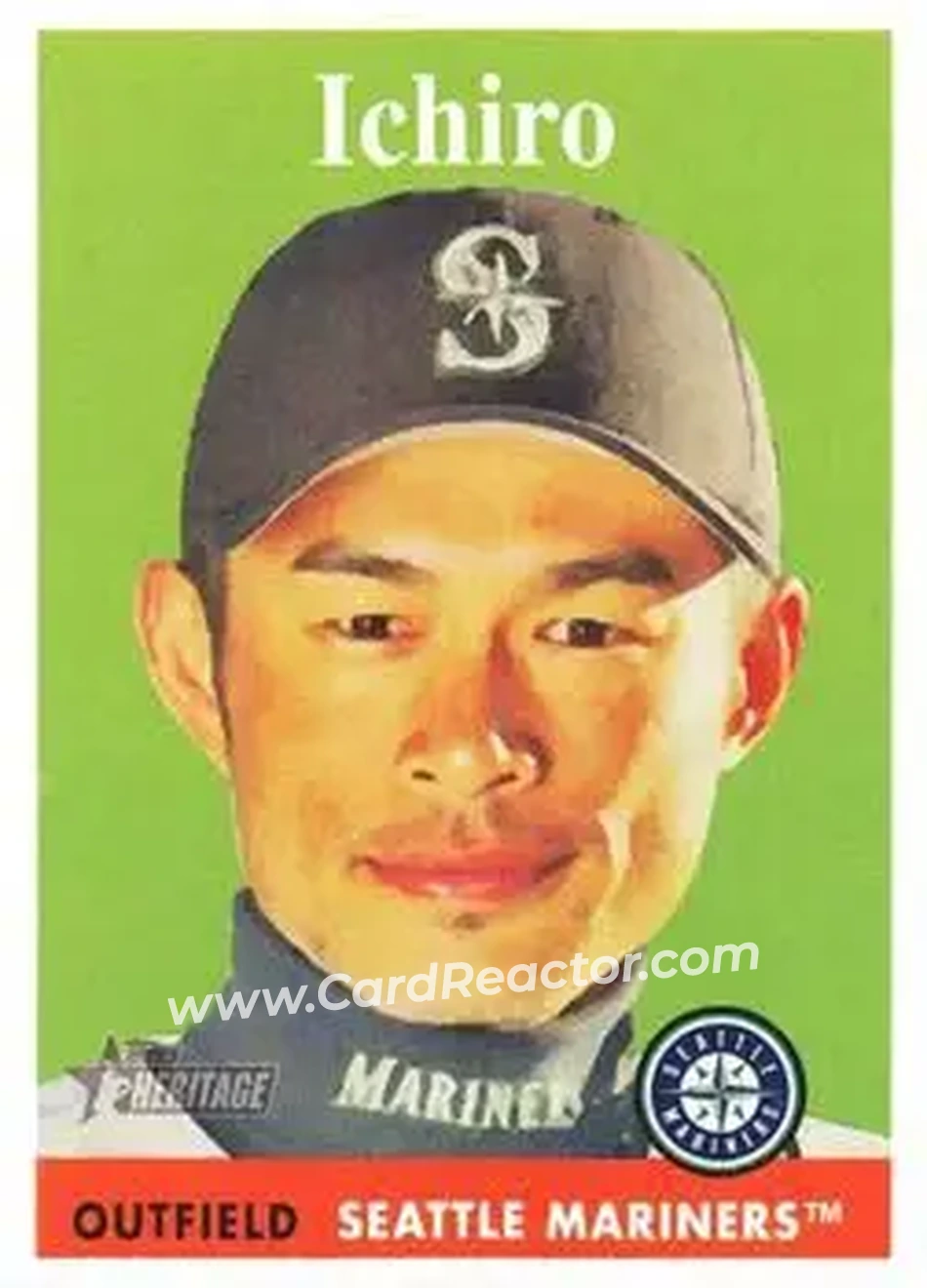 2007 Topps Heritage #30 - Ichiro - Seattle Mariners - Front