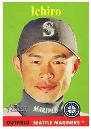 2007 Topps Heritage #30b - Ichiro - Seattle Mariners