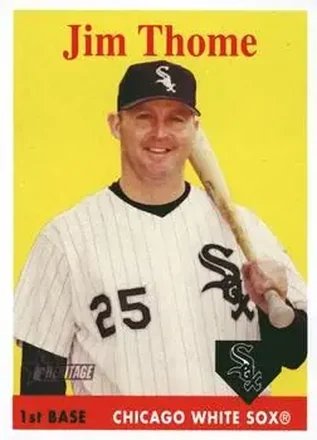 2007 Topps Heritage #33 - Jim Thome - Chicago White Sox