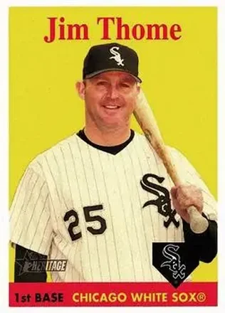 2007 Topps Heritage #33b - Jim Thome - Chicago White Sox