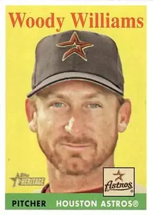 2007 Topps Heritage #35 - Woody Williams - Houston Astros