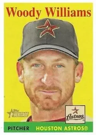2007 Topps Heritage #35b - Woody Williams - Houston Astros