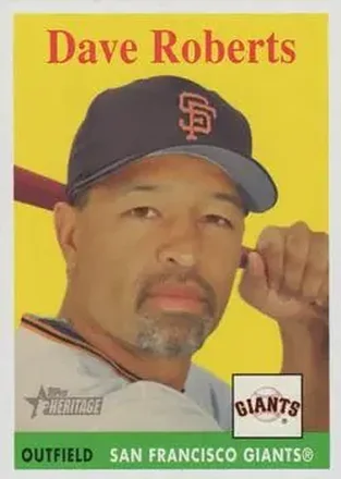 2007 Topps Heritage #38 - Dave Roberts - San Francisco Giants