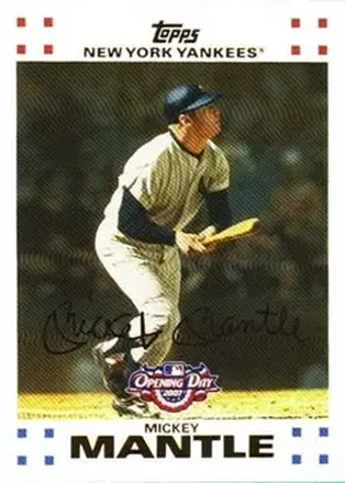 2007 Topps Opening Day #7 - Mickey Mantle - New York Yankees