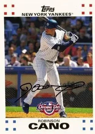 2007 Topps Opening Day #9 - Robinson Cano - New York Yankees