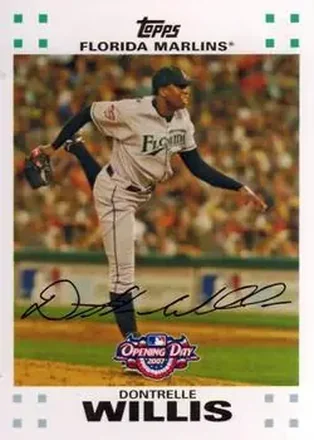 2007 Topps Opening Day #10 - Dontrelle Willis - Florida Marlins