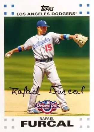 2007 Topps Opening Day #16 - Rafael Furcal - Los Angeles Dodgers