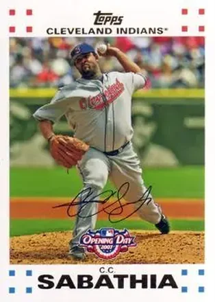 2007 Topps Opening Day #23 - CC Sabathia - Cleveland Indians