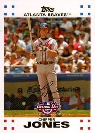 2007 Topps Opening Day #25 - Chipper Jones - Atlanta Braves