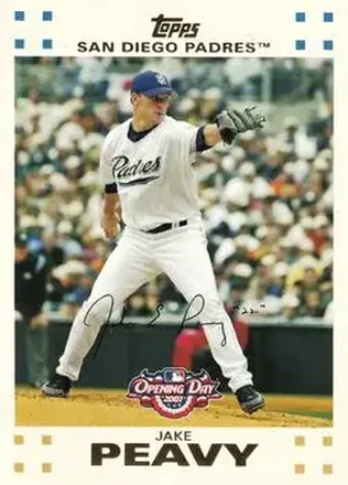 2007 Topps Opening Day #28 - Jake Peavy - San Diego Padres