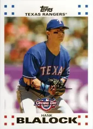 2007 Topps Opening Day #29 - Hank Blalock - Texas Rangers