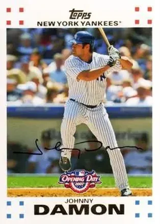 2007 Topps Opening Day #30 - Johnny Damon - New York Yankees