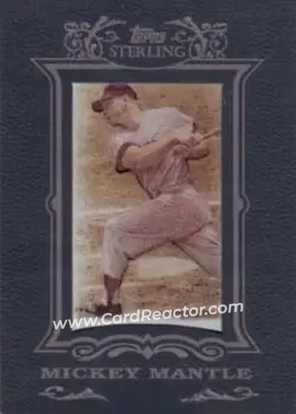 2007 Topps Sterling #7 - Mickey Mantle - New York Yankees - Front 2007 Topps Sterling #7 - Mickey Mantle - New York Yankees - Front