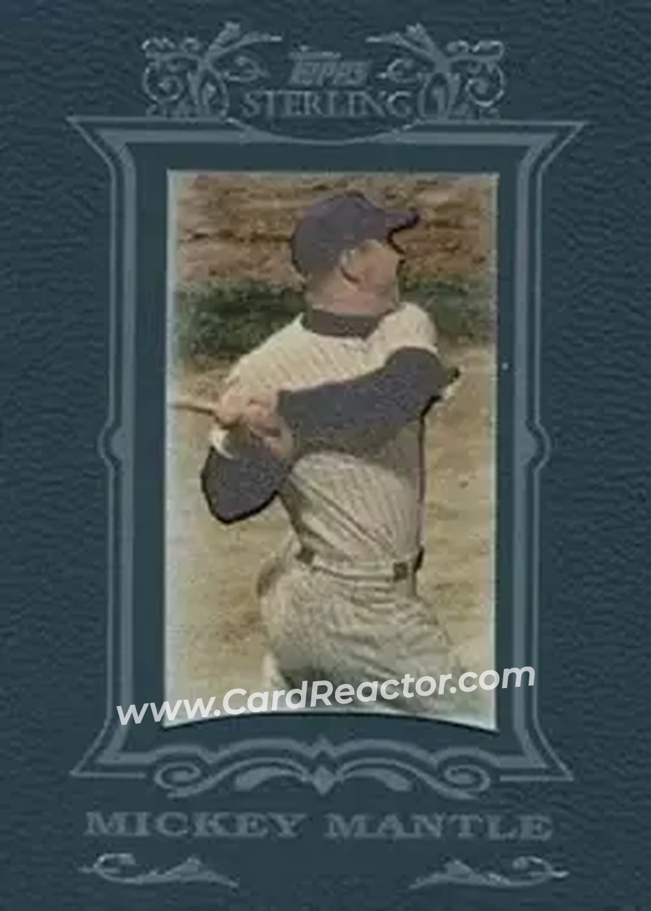 2007 Topps Sterling #10 - Mickey Mantle - New York Yankees - Front 2007 Topps Sterling #10 - Mickey Mantle - New York Yankees - Front