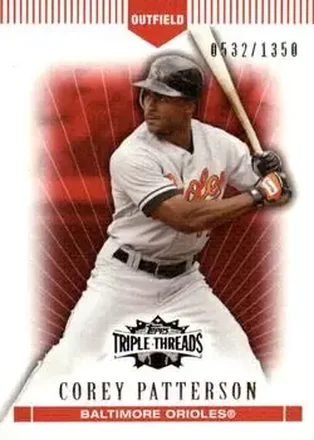 2007 Topps Triple Threads #3 - Corey Patterson - Baltimore Orioles