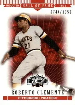2007 Topps Triple Threads #4 - Bob Clemente - Pittsburgh Pirates
