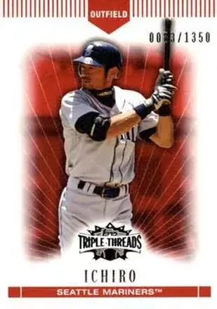 2007 Topps Triple Threads #15 - Ichiro - Seattle Mariners