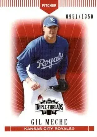 2007 Topps Triple Threads #16 - Gil Meche - Kansas City Royals