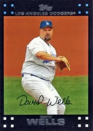 2007 Topps Updates & Highlights #UH15 - David Wells - Los Angeles Dodgers