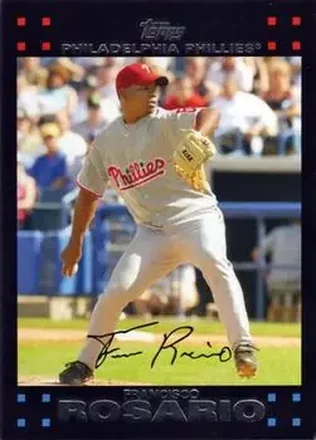 2007 Topps Updates & Highlights #UH16 - Francisco Rosario - Philadelphia Phillies
