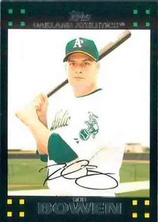2007 Topps Updates & Highlights #UH20 - Rob Bowen - Oakland Athletics