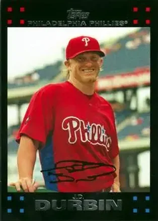 2007 Topps Updates & Highlights #UH21 - J.D. Durbin - Philadelphia Phillies