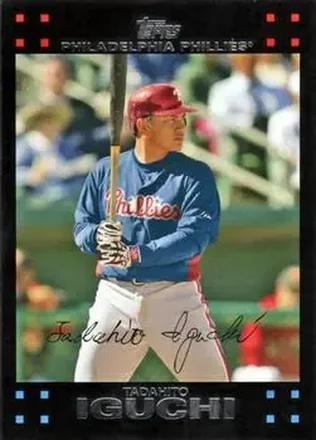 2007 Topps Updates & Highlights #UH23 - Tadahito Iguchi - Philadelphia Phillies