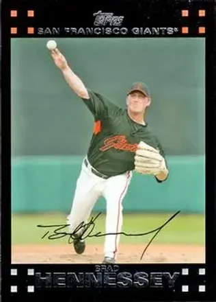 2007 Topps Updates & Highlights #UH24 - Brad Hennessey - San Francisco Giants