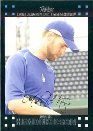2007 Topps Updates & Highlights #UH25 - Mark Hendrickson - Los Angeles Dodgers